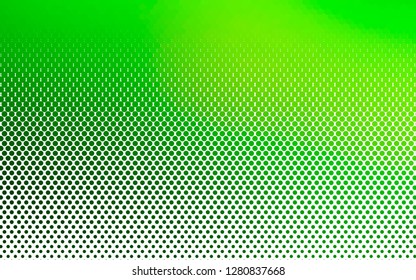 Light Green vector cover with spots. Blurred bubbles on abstract background with colorful gradient. Pattern for ads, booklets.