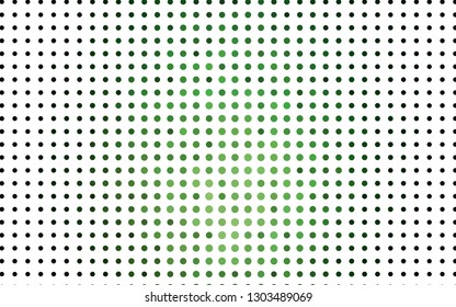 Light Green vector cover with spots. Blurred bubbles on abstract background with colorful gradient. Pattern for beautiful websites.