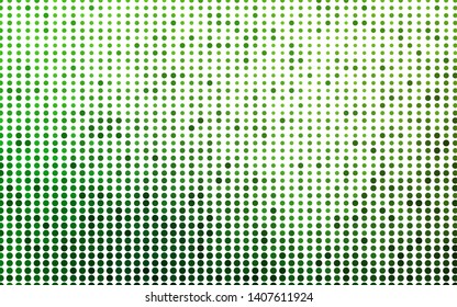 Light Green vector cover with spots. Glitter abstract illustration with blurred drops of rain. Design for posters, banners.