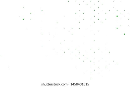 Light Green vector cover with spots. Beautiful colored illustration with blurred circles in nature style. Design for business adverts.