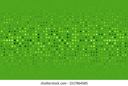 Light Green vector cover with spots. Blurred bubbles on abstract background with colorful gradient. Design for posters, banners.