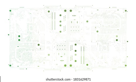 Light Green vector cover with spots. Abstract illustration with colored bubbles in nature style. Pattern for beautiful websites.