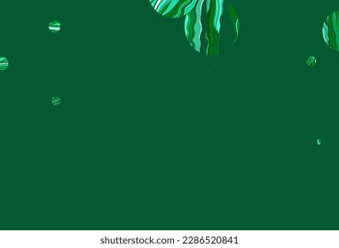 Light green vector cover with spots. Beautiful colored illustration with blurred circles in nature style. Pattern for ads, leaflets.