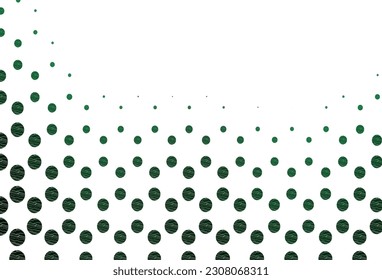 Light green vector cover with spots. Blurred bubbles on abstract background with colorful gradient. Template for your brand book.