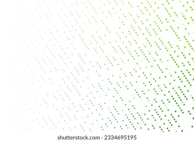 Light Green vector cover with spots. Modern abstract illustration with colorful water drops. Design for business adverts.