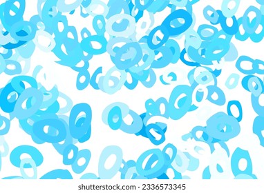 Light Green vector cover with spots. Modern abstract illustration with colorful water drops. Pattern for ads, leaflets.