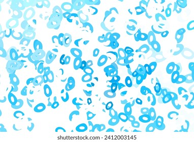 Cubierta vectorial verde claro con manchas. Ilustración abstracta moderna con gotas de agua coloridas. Patrón para sitios web hermosos.