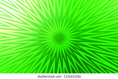 Light Green vector cover with stright stripes. Decorative shining illustration with lines on abstract template. Pattern for your busines websites.