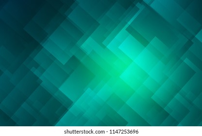 Light Green vector cover with stright stripes. Decorative shining illustration with lines on abstract template. Pattern for your busines websites.