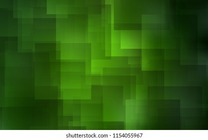Light Green vector cover with stright stripes. Glitter abstract illustration with colored sticks. Pattern for your busines websites.