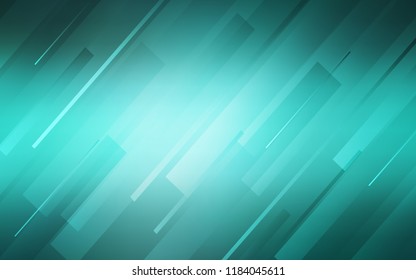 Light Green vector cover with stright stripes. Decorative shining illustration with lines on abstract template. Pattern for ads, posters, banners.
