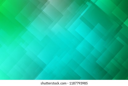 Light Green vector cover with stright stripes. Decorative shining illustration with lines on abstract template. Best design for your ad, poster, banner.