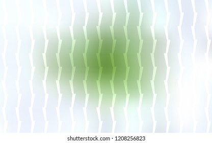 Light Green vector cover with stright stripes. Lines on blurred abstract background with gradient. Best design for your ad, poster, banner.