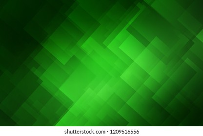 Light Green vector cover with stright stripes. Shining colored illustration with sharp stripes. Smart design for your business advert.