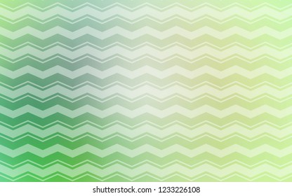 Light Green vector cover with stright stripes. Modern geometrical abstract illustration with Lines. Smart design for your business advert.
