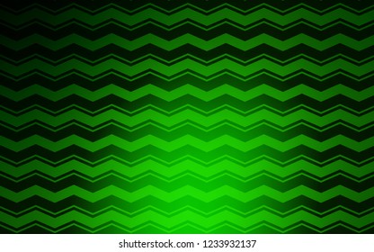 Light Green vector cover with stright stripes. Modern geometrical abstract illustration with Lines. Best design for your ad, poster, banner.