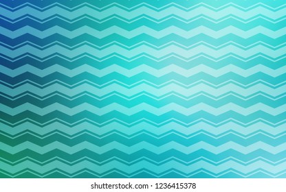 Light Green vector cover with stright stripes. Shining colored illustration with sharp stripes. Pattern for your busines websites.