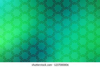 Light Green vector cover with stright stripes. Modern geometrical abstract illustration with Lines. The pattern for ad, booklets, leaflets.