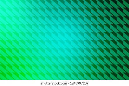 Light Green vector cover with stright stripes. Modern geometrical abstract illustration with Lines. Template for your beautiful backgrounds.