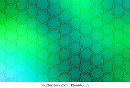 Light Green vector cover with stright stripes. Blurred decorative design in simple style with lines. Smart design for your business advert.