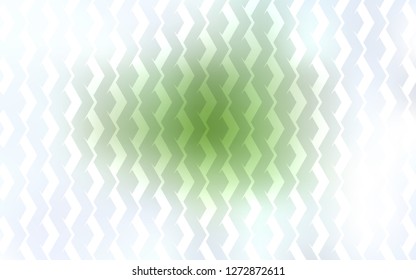 Light Green vector cover with stright stripes. Colorful shining illustration with lines on abstract template. Pattern for your busines websites.