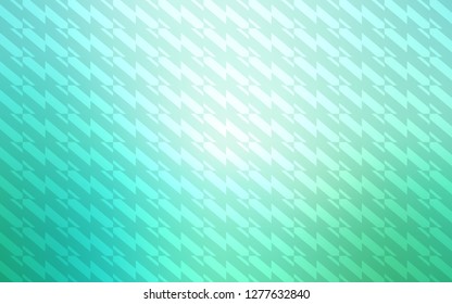 Light Green vector cover with stright stripes. Blurred decorative design in simple style with lines. Pattern for your busines websites.