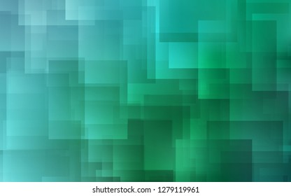 Light Green vector cover with stright stripes. Lines on blurred abstract background with gradient. Pattern for ads, posters, banners.