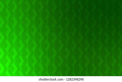Light Green vector cover with stright stripes. Modern geometrical abstract illustration with Lines. Smart design for your business advert.