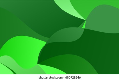 Light Green vector crooked abstract pattern. Shining crooked illustration in a brand-new style. The template can be used as a background for cell phones.