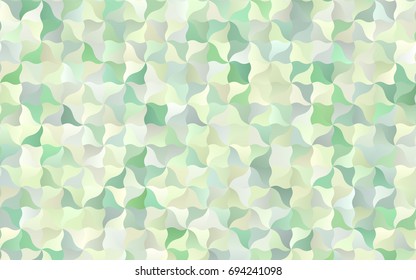 Light Green vector crooked abstract background. A sample with blurred shapes. A completely new design for your business.