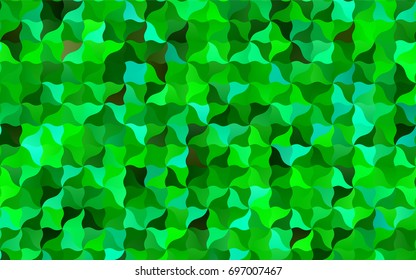 Light Green vector crooked abstract pattern. An elegant bright illustration with gradient. The completely new template can be used for your brand book.