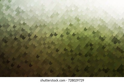 Light Green vector crooked abstract pattern. Creative geometric illustration in Origami style with gradient. The pattern of curved lines for your business design.
