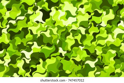 Light Green vector crooked abstract background. Colorful abstract illustration with gradient crooked lines. The completely new template can be used for your brand book.