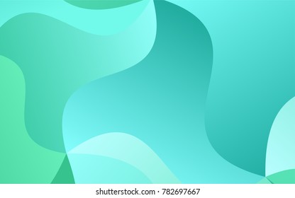 Light Green vector crooked abstract background. Geometric illustration in Origami style with gradient.  The completely new template can be used for your brand book.