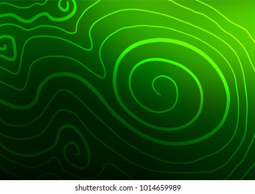 Light Green vector doodle blurred template. An elegant bright illustration with lines in Natural style. A completely new design for your business.