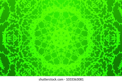 Light Green vector doodle blurred pattern. Brand-new colored illustration in blurry style with doodles drawn by child. The pattern can be used for heads of websites and designs.