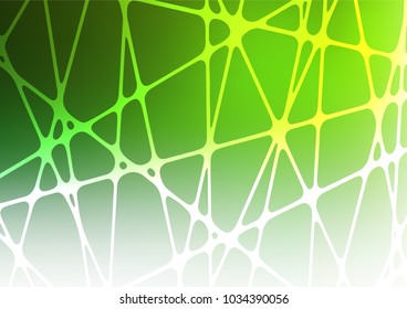 Light Green vector doodle blurred texture. Ethnic elegant natural pattern with gradient. Brand-new design for your business.