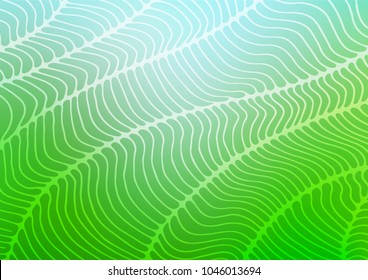 Light Green vector doodle blurred pattern. Brand-new colored illustration in blurry style with doodles. Brand-new style for your business design.