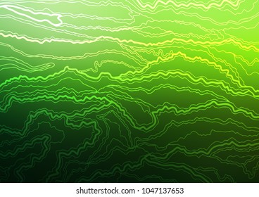 Light Green vector doodle blurred background. Creative illustration in blurred style with doodles and Zen tangles. The pattern can be used for coloring books and pages for kids.