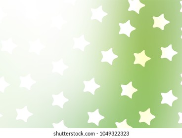 Light Green vector doodle blurred texture. Geometric doodle illustration in Origami style with gradient. Brand-new style for your business design.