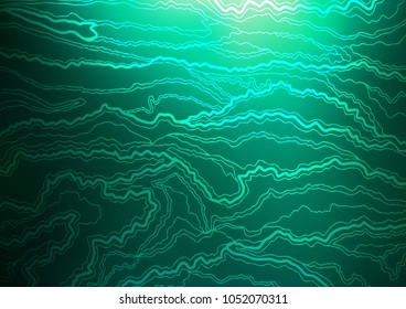 Light Green vector doodle blurred template. Shining colored illustration with doodles in Zen tangle style. The template can be used as a background for cell phones.