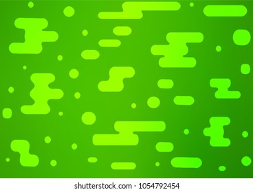 Light Green vector doodle blurred texture. Blurred decorative design in Indian style with Zen tangles. A completely new design for your business.