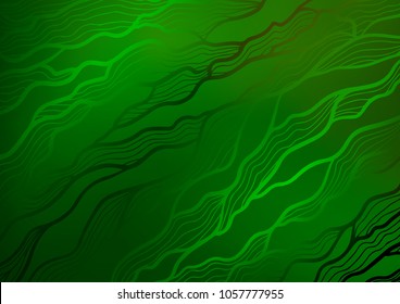 Light Green vector doodle blurred pattern. Brand-new colored illustration in blurry style with doodles. Hand painted design for web, wrapping, wallpaper.