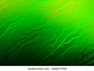 Light Green vector doodle blurred template. Creative illustration in blurred style with doodles and Zen tangles. Brand-new design for your business.