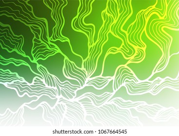 Light Green vector doodle blurred background. A completely new color illustration in doodle style. The template can be used as a background for cell phones.