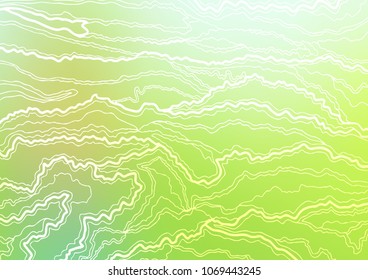 Light Green vector doodle blurred texture. Geometric doodle illustration in Origami style with gradient. The template can be used as a background for cell phones.