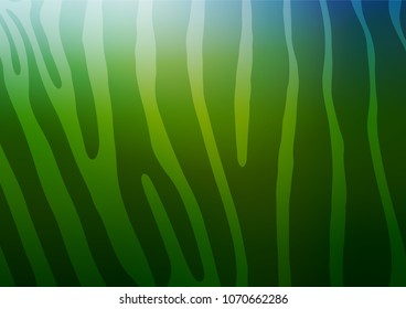 Light Green vector doodle blurred template. Blurred decorative design in Indian style with Zen tangles. Hand painted design for web, leaflet, textile.