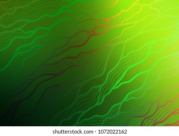 Light Green vector doodle blurred texture. Creative illustration in blurred style with doodles and Zen tangles. Hand painted design for web, leaflet, textile.