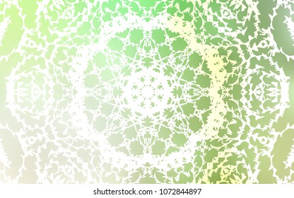 Light Green vector doodle blurred texture. Sketchy doodles drawn by child on blurred background. Brand-new design for your business.