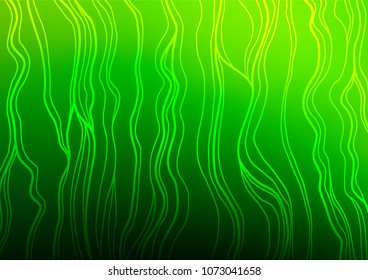 Light Green vector doodle blurred template. Colorful illustration in abstract style with doodles and Zen tangles. A new texture for your design.